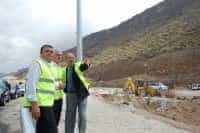 Ayuntamiento, Cabildo y Obras Públicas ultiman los detalles para la inauguración del nuevo tramo de autopista hasta Mogán