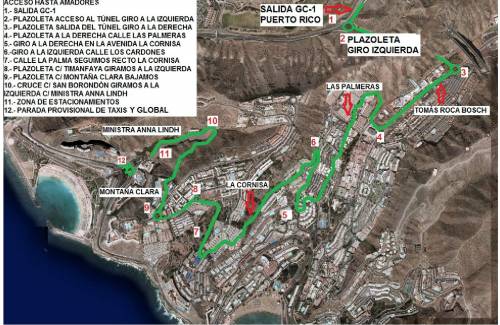El Ayuntamiento de Mogán informa sobre los cortes y restricciones del tráfico este sábado 21 de abril