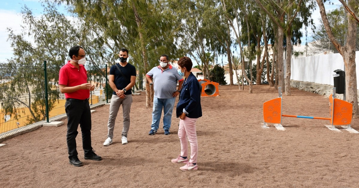Arguineguín estrena parque canino y paseo peatonal rehabilitado entre El Timonel y Loma I