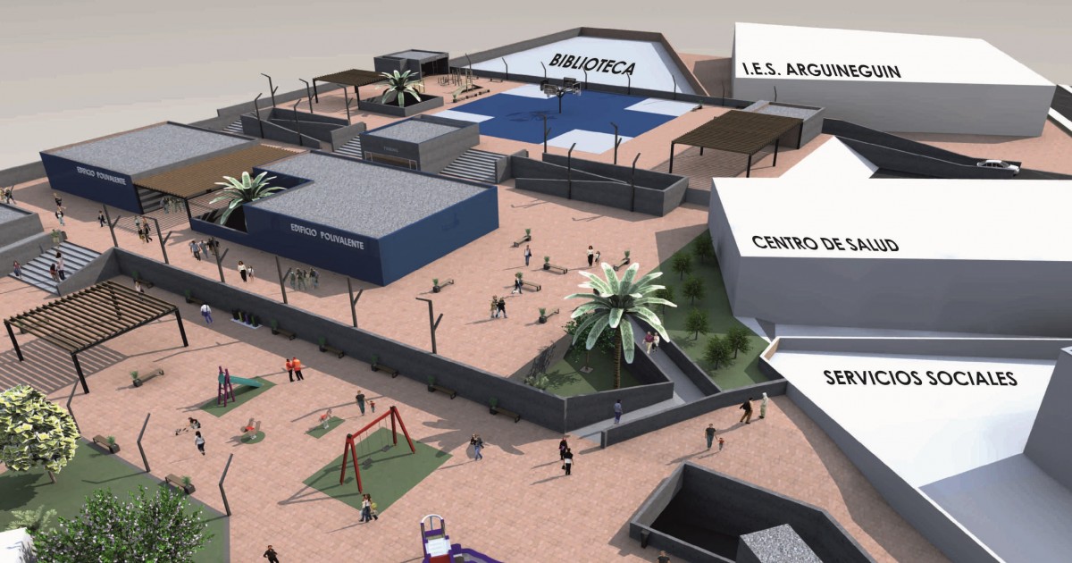 Mogán inicia las trabajos preparatorios para el comienzo de la obra del nuevo aparcamiento de Arguineguín