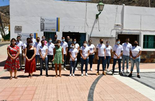 Mogán da la bienvenida a los integrantes del programa de formación ‘Mogán Reluce’ y ‘Mogán Valora’