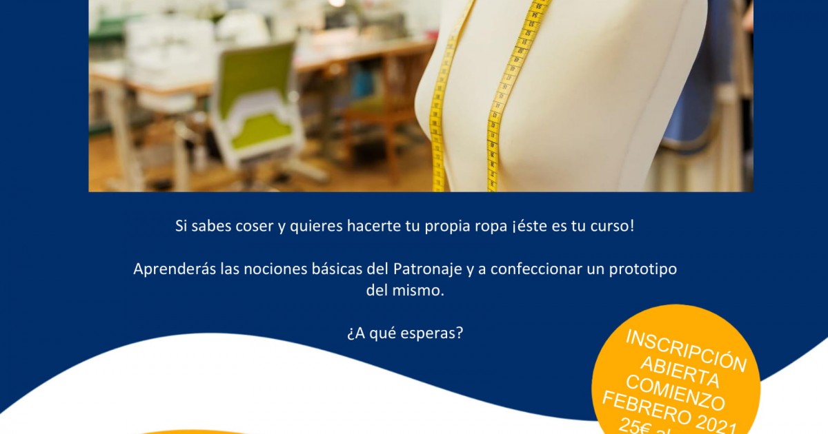 La Universidad Popular de Mogán incorpora cursos de iniciación a la confección y el patronaje