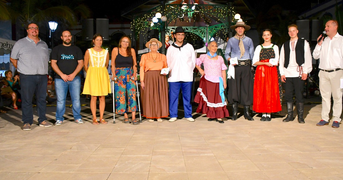 Argentina, Finlandia y Canarias, unidas por el VII Festival Internacional de Folclore en el Puerto de Mogán