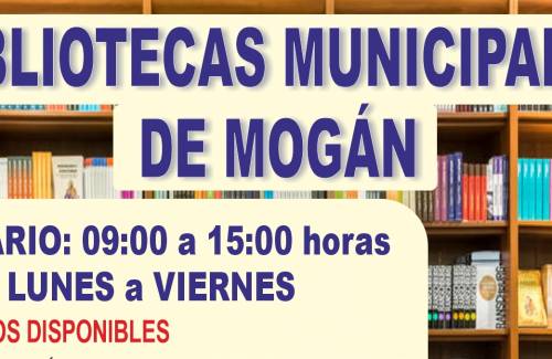 INFORMACIÓN: Servicios de las bibliotecas municipales de Mogán a partir del 9 de junio