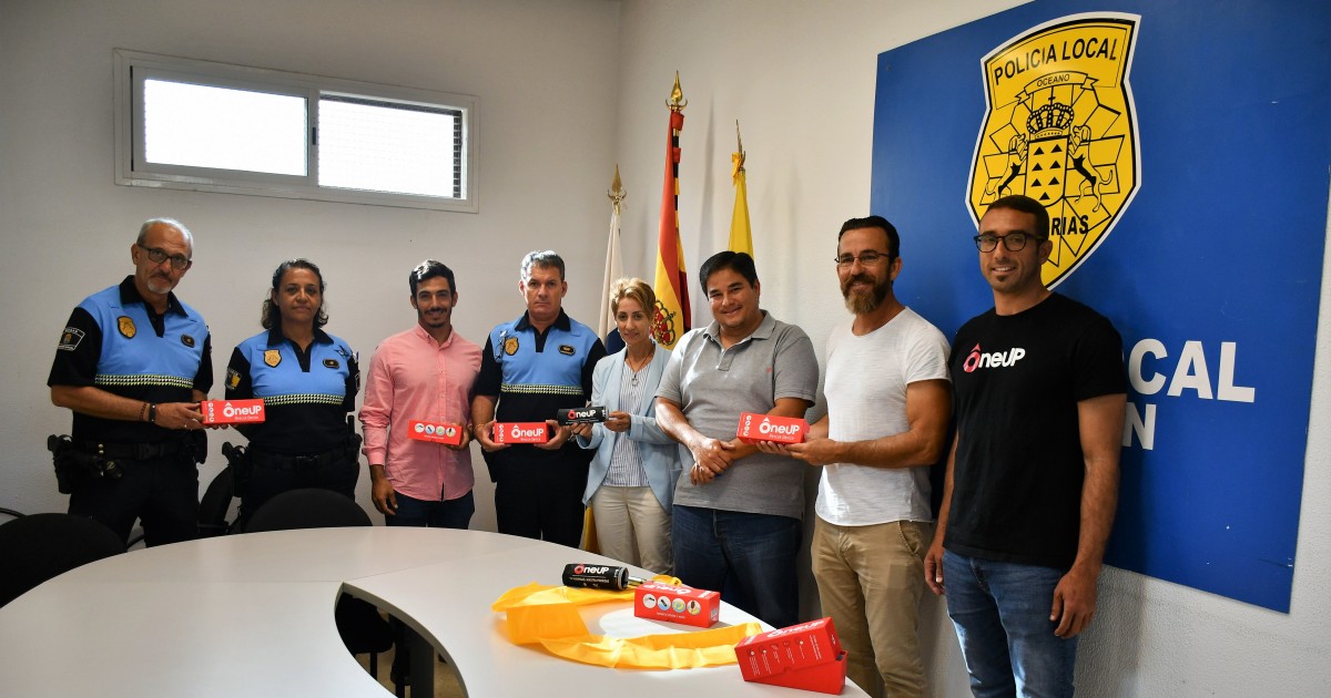 La Policía Local de Mogán adquiere  300 salvavidas portátiles inteligentes