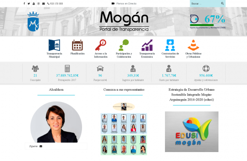 El Ayuntamiento de Mogán pone en marcha el nuevo portal de transparencia