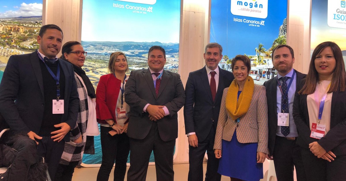 Onalia Bueno en Fitur: "Mogán seguirá trabajando en la senda de la modernización y la formación de nuestros jóvenes"