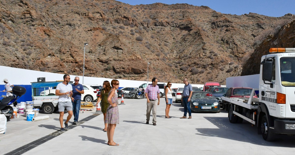 Mogán estrena depósito municipal para vehículos fuera de uso