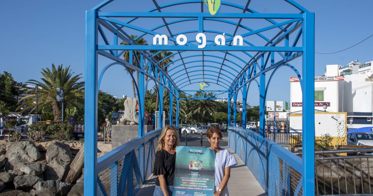 Sunset Canarias aterriza en Mogán con Andy & Lucas, Shaila Durcal y  Los Salvapantallas