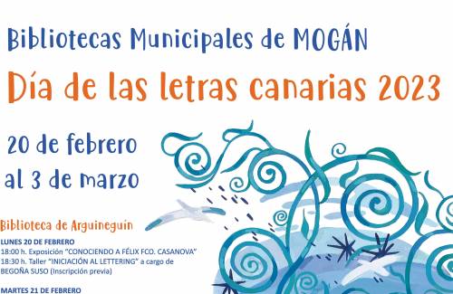 Mogán celebra el Día de Las Letras Canarias del 20 de febrero al 3 de marzo