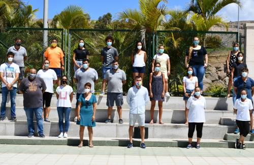 La alcaldesa de Mogán felicita a monitores, personal de atención al cliente, de mantenimiento y limpieza del Servicio Municipal de Deportes por su labor en el estado de alarma