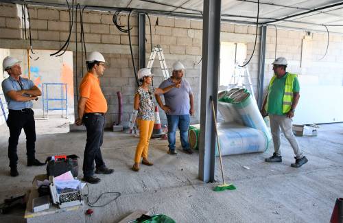 Avanza la obra de ampliación del  cementerio de Mogán