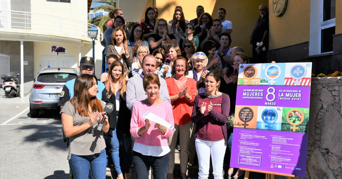 Mogán celebra el Día Internacional de la Mujer con parón, homenaje y concierto
