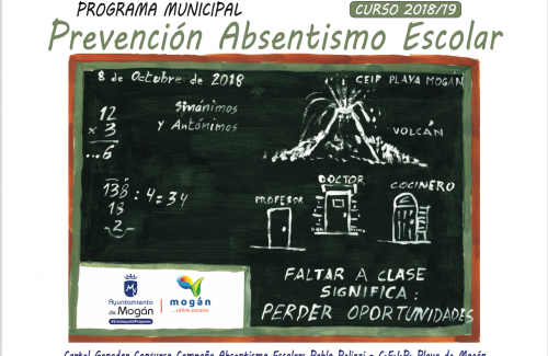Mogán implica al alumnado en la nueva campaña contra el absentismo escolar