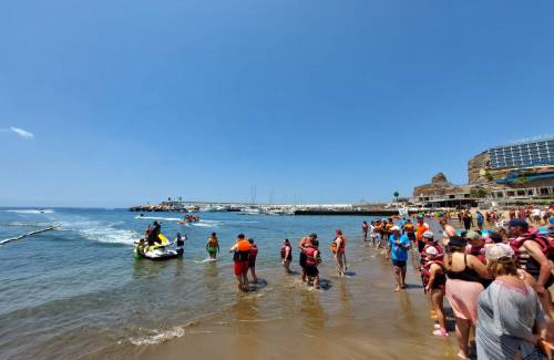 Mogán celebra el XV Encuentro de Actividades Acuáticas de Personas con discapacidad