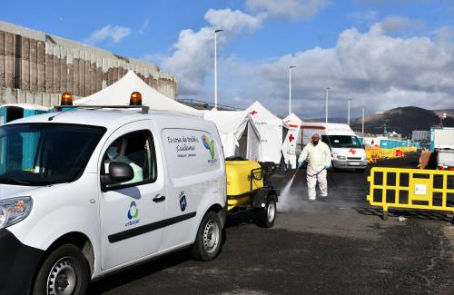 Onalia Bueno sobre el campamento de migrantes en Arguineguín: “No puede volver a suceder en territorio español”