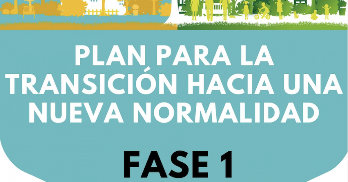 INFORMACIÓN Plan para la transición hacia una nueva normalidad: FASE 1