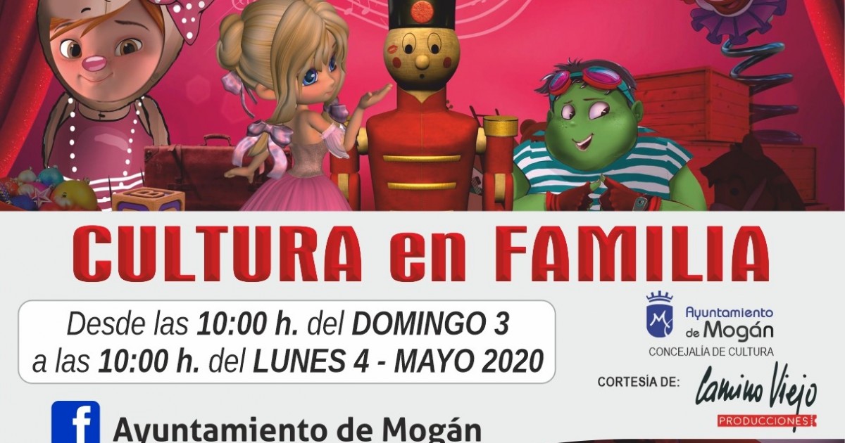 Mogán apuesta por la cultura en familia desde casa durante el estado de alarma