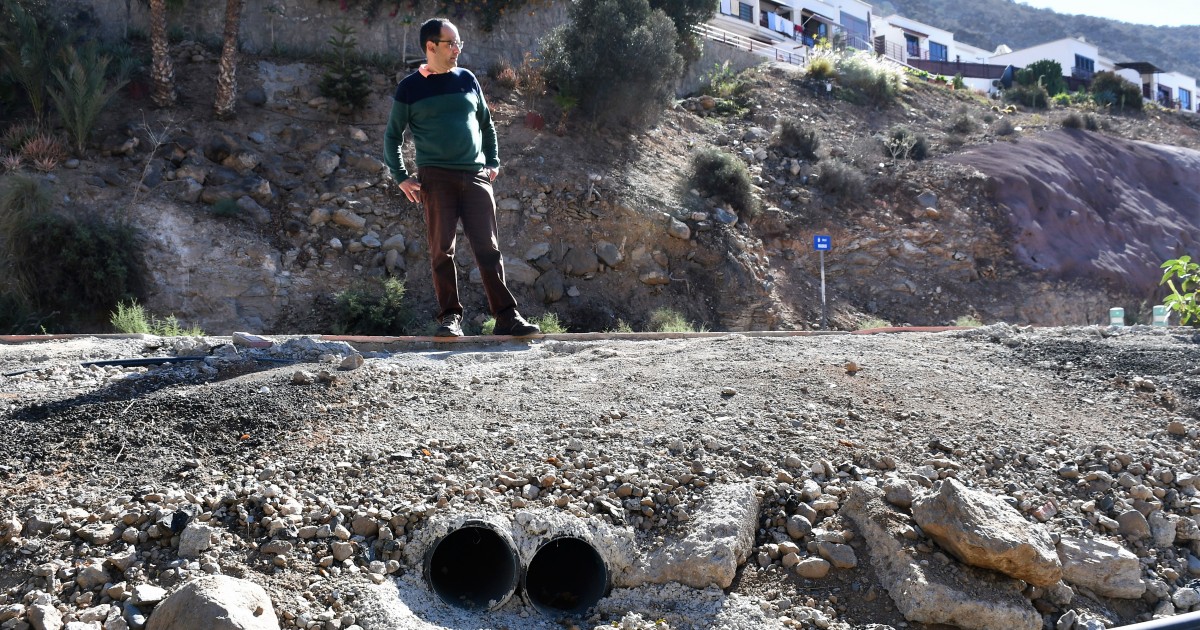 Mogán realiza actuaciones para   contrarrestar los problemas de aguas pluviales en varios puntos