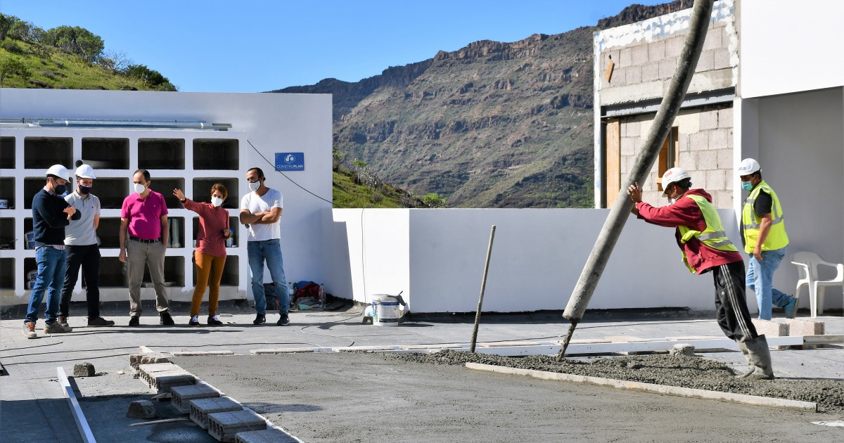 La ampliación del cementerio municipal de Mogán estará lista a finales de verano