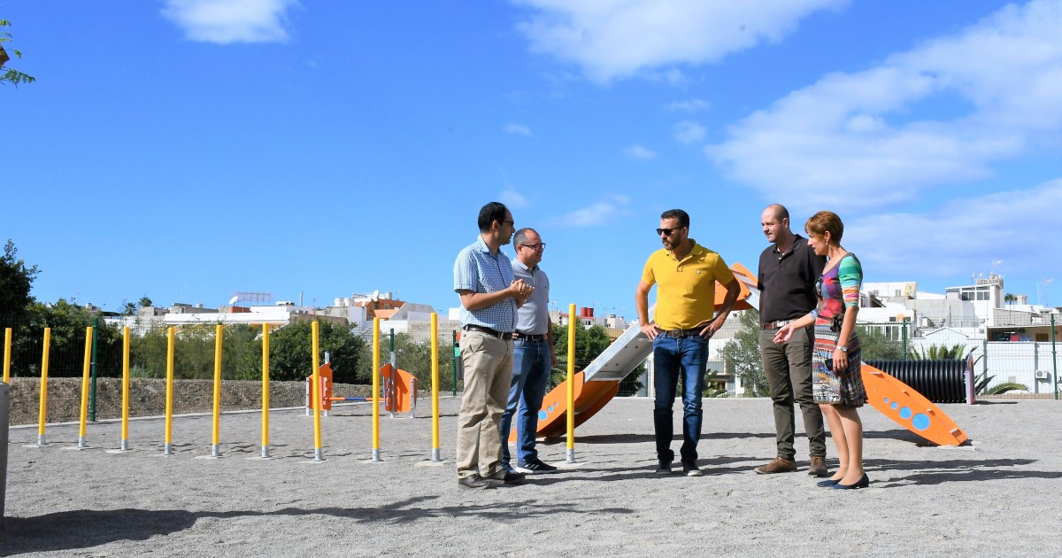 Abre el nuevo parque canino de Arguineguín