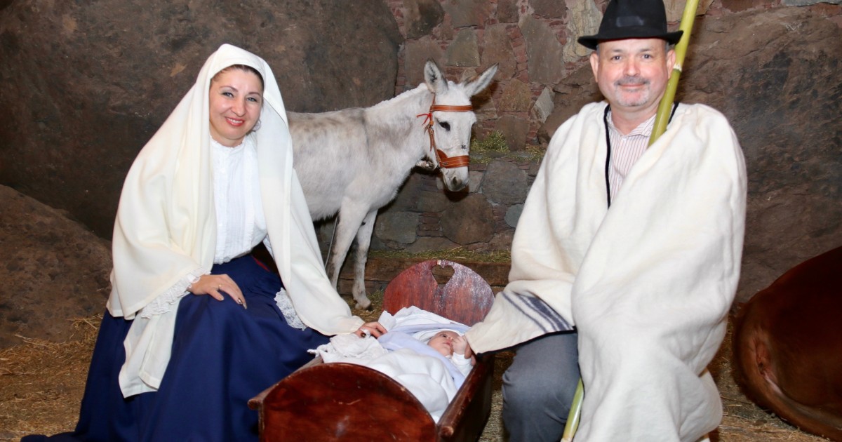 Alrededor de 2.500 personas visitaron en Navidad la 34ª edición del Belén Viviente Canario de Veneguera