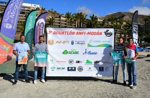 El II Acuatlón Anfi-Mogán se celebra este domingo con 200 participantes
