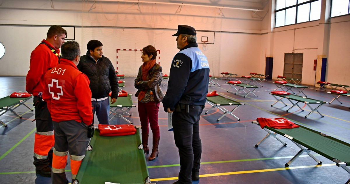 El Ayuntamiento de Mogán y Cruz Roja habilitan el pabellón del IES Arguineguín como albergue