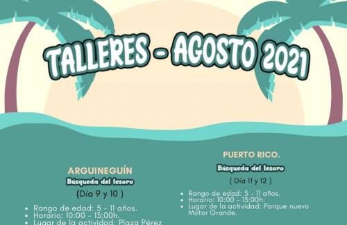 El Ayuntamiento de Mogán organiza talleres lúdicos de verano para los más pequeños