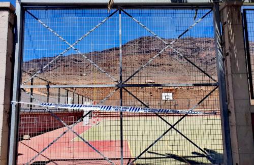 El Ayuntamiento de Mogán procede al cierre de todas las canchas deportivas del municipio