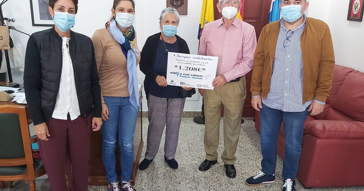 El Servicio de Promoción para la Autonomía Personal de Playa de Mogán recauda 1208 euros para Pequeño Valiente