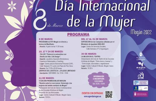 Mogán conmemora el 8M con homenaje a mujeres sanitarias del municipio, un taller de autoestima y teatro