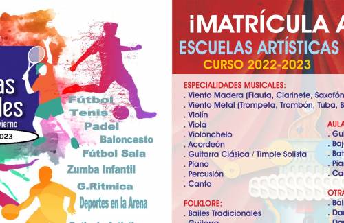 Las Escuelas Deportivas Municipales  y las Escuelas Artísticas de Mogán abren  matrícula para el nuevo curso