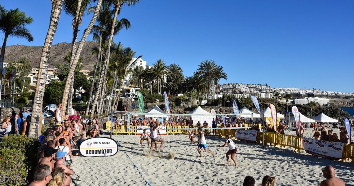 Mogán despide 2019 con el V Torneo Internacional de Vóley-playa en Anfi del Mar