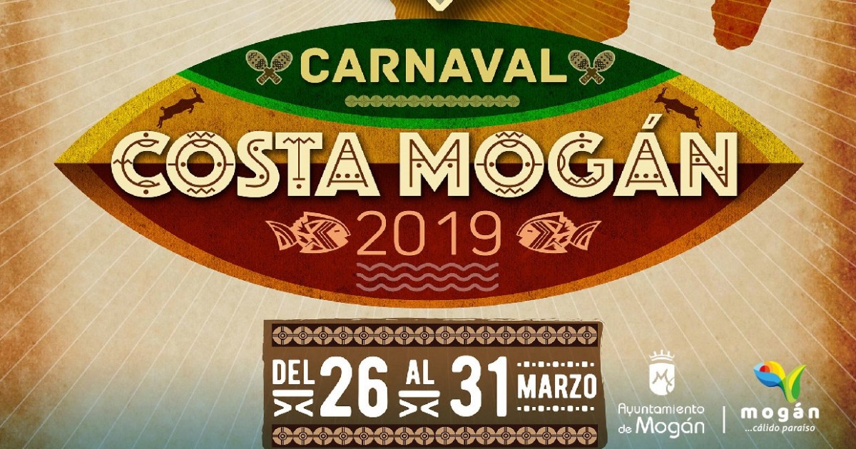 Primera parada del safari por África del Carnaval Costa Mogán 2019