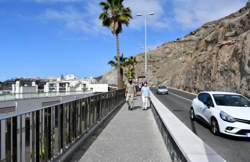 Mogán disfruta ya del rehabilitado paseo peatonal entre Patalavaca y Anfi