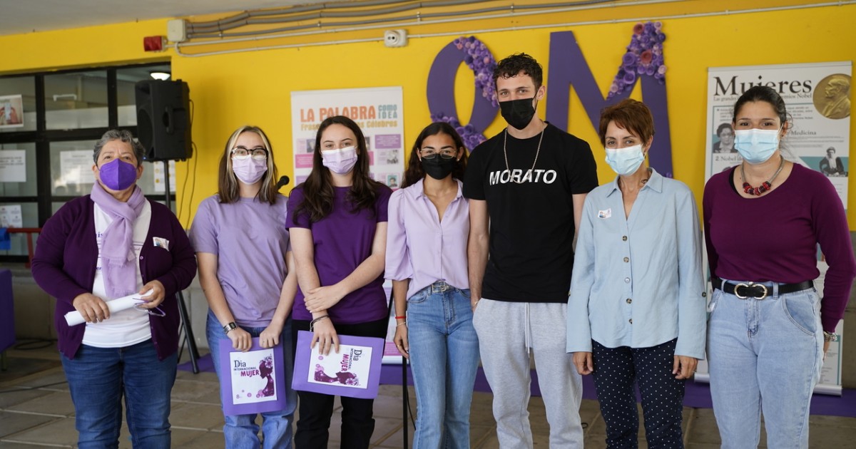 Los jóvenes de Mogán, parte activa  en las reivindicaciones del 8M