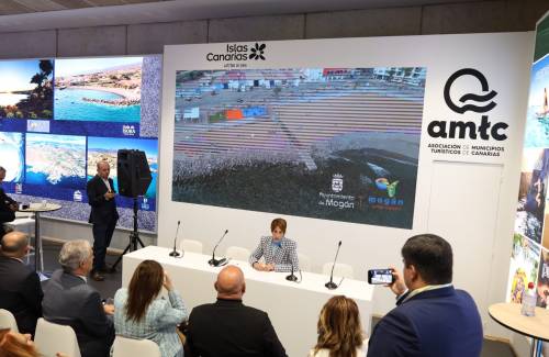 Mogán presenta en Fitur nueva web  turística y vídeo promocional