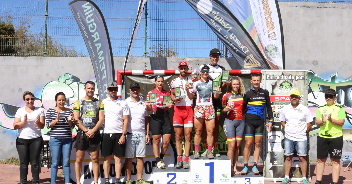 Martin Haugo y Hildegunn Gjertrud Hovdenak, ganadores del Open Mountain Bike Arguineguín 2019