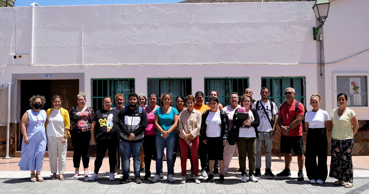 Treinta vecinos y vecinas se incorporan  a los nuevos PFAE de Mogán y el SCE