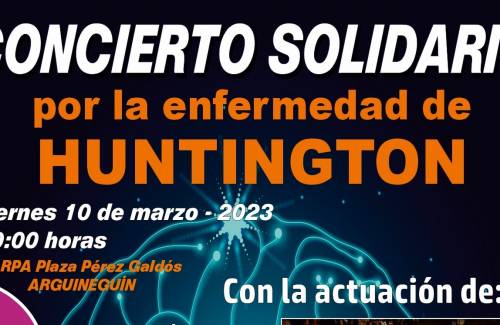 Arguineguín acoge un concierto solidario por la enfermedad de Huntington el 10 de marzo