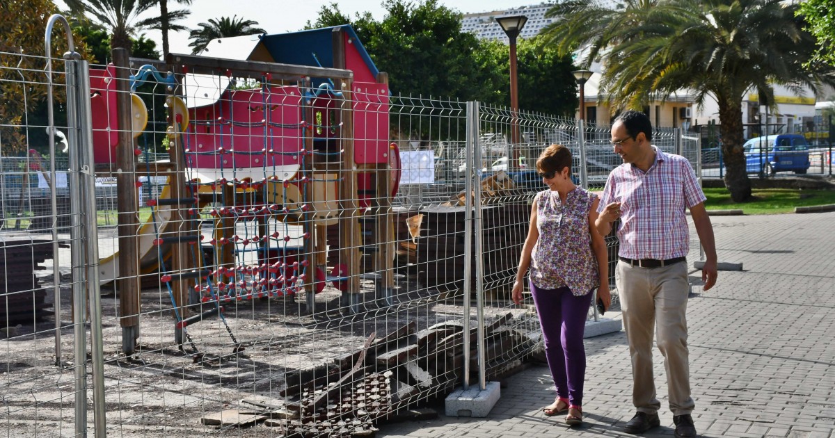 El Ayuntamiento de Mogán invierte más de 178.000 euros en la reforma y rehabilitación de 14 parques infantiles
