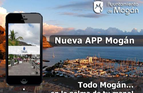 La aplicación para móviles de Mogán, uno de los canales más empleados para la comunicación de incidencias