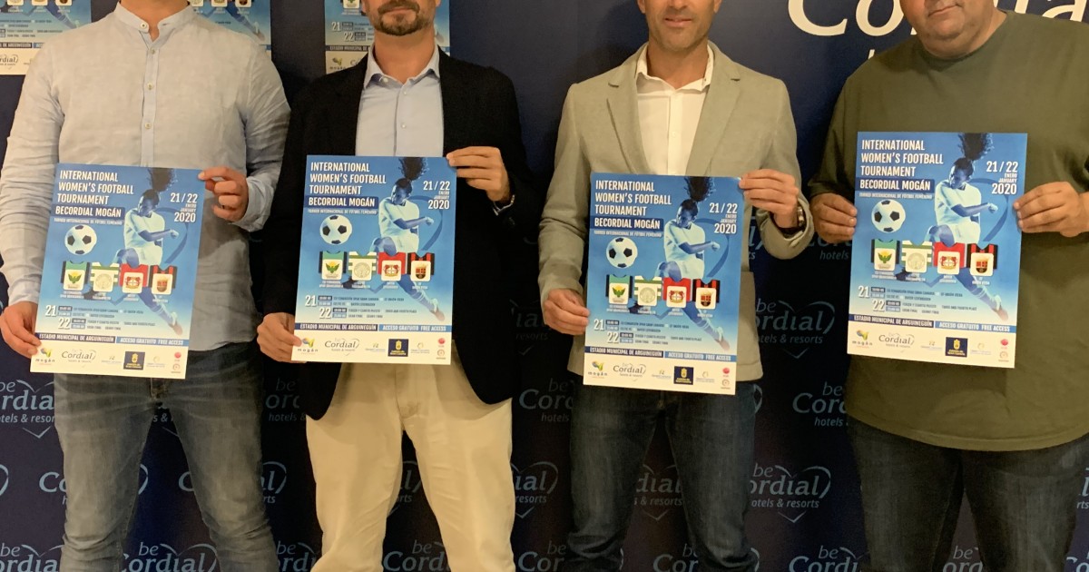 Mogán acoge el Women's Football Tournament beCrdial-Mogán, el primer torneo internacional de fútbol femenino en Gran Canaria