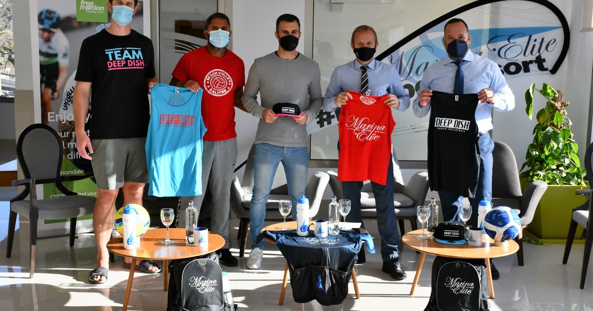 Mogán acoge un campus internacional  de vóley playa de cinco semanas y 120 participantes