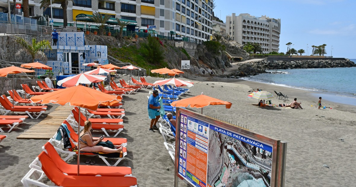 La playa de Patalavaca estrenará un módulo de aseos públicos y puesto de salvamento marítimo