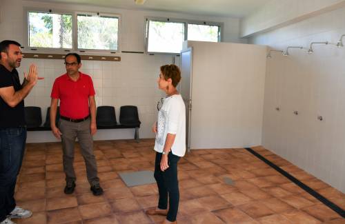 Renovados los vestuarios del campo de lucha canaria de Arguineguín