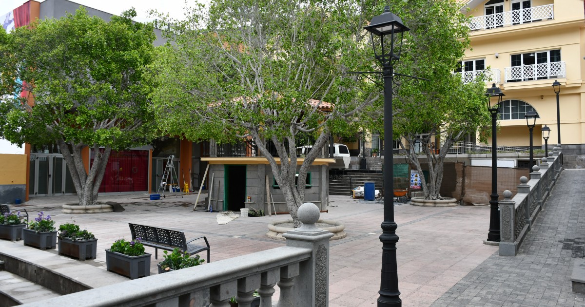 El Ayuntamiento de Mogán mejorará la estética y accesibilidad de la Plaza Sarmiento y Coto