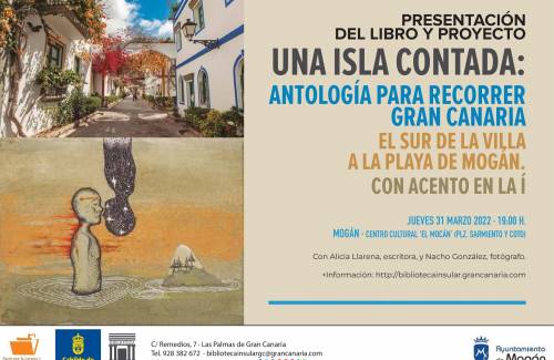 'Una isla contada' llega a Mogán de mano de Alicia Llarena y Nacho González
