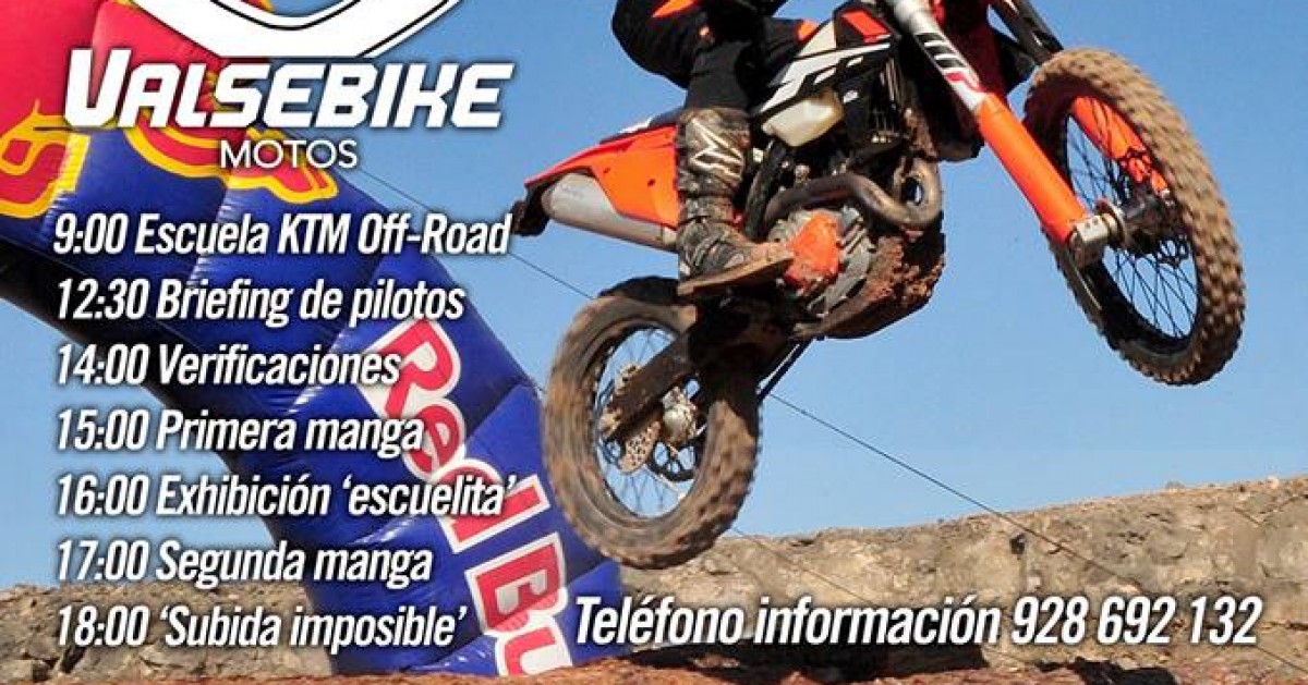 Arguineguín acogerá el 7 de octubre una nueva prueba del Campeonato de Canarias de Enduro